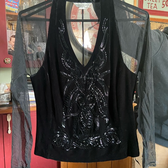 Beautiful Bianca nygard sheer top - Picture 4 of 5